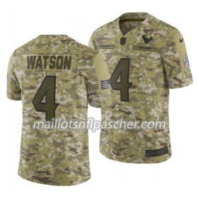 Maillot Houston Texans DeShaun Watson 4 Nike Salute To Service - Homme